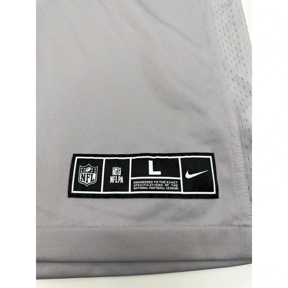 Nike Men's Seattle Seahawks DK Metcalf #14 Game Player Jersey Gray, Size L